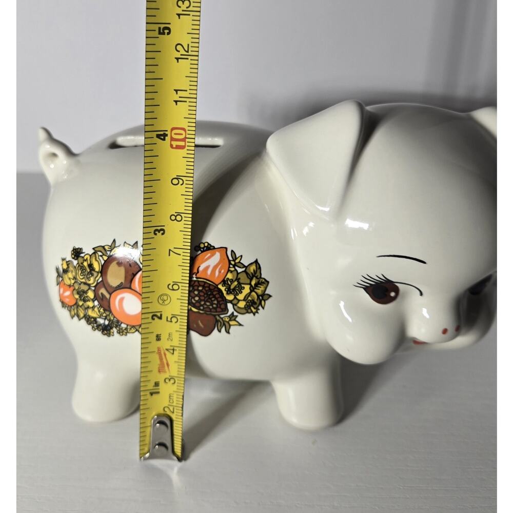 Rare Vintage Corning SPICE OF LIFE Pottery Pig Piggy Bank No Plug. - Picture 5 of 12